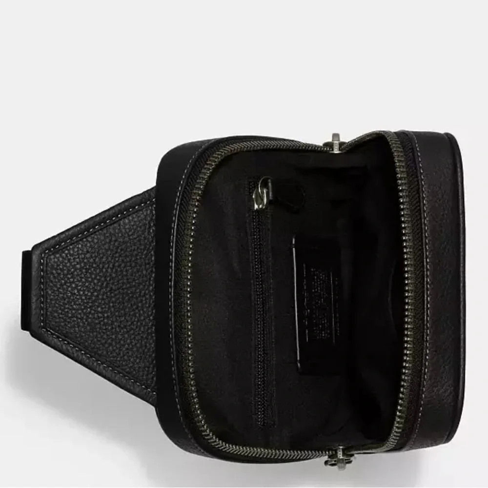 Coach Sullivan Pack In Signature Canvas Gunmetal/Charcoal/Black
